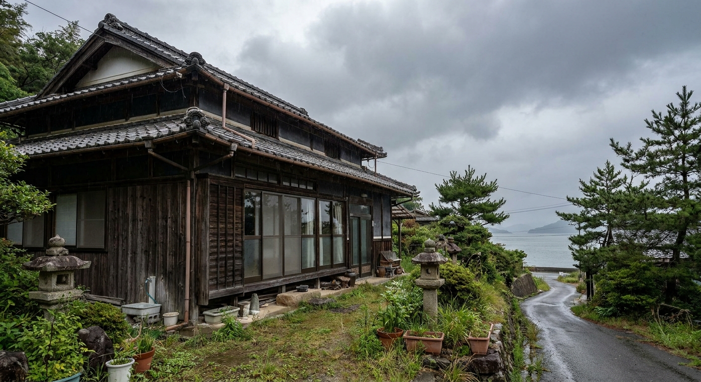 三豊 仁尾 海沿い Before