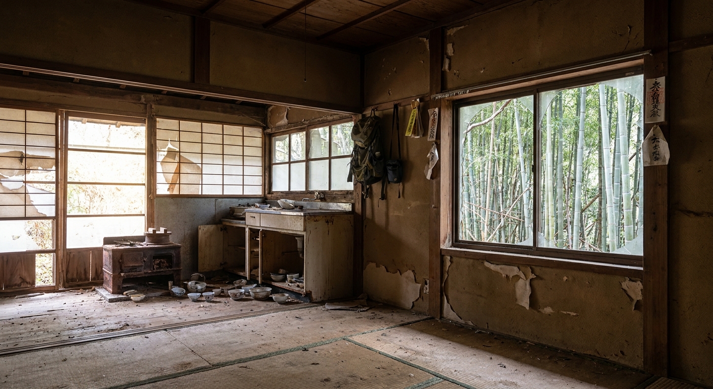 さぬき 遍路古家 内装 Before